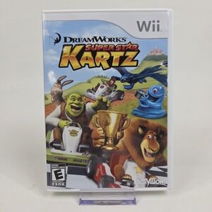 DreamWorks‎ Super Star Kartz Nintendo Wii Tested Working CIB Complete